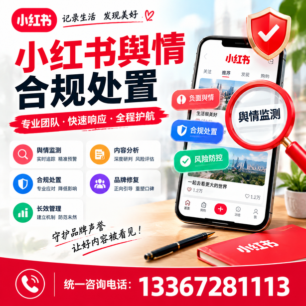 九江小红书舆情合规处置