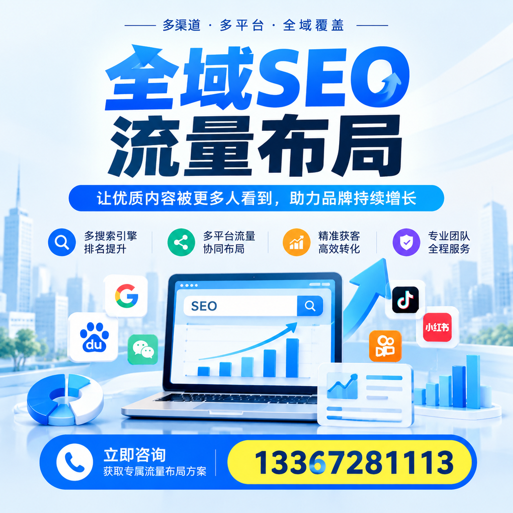 全域SEO流量布局工具推荐：九江企业的选择清单